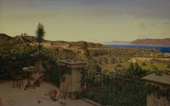 View of the Straits of Messina from a Country House by Emil Holm