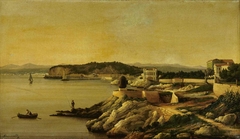 Vue du port de Nice by César Mascarelli