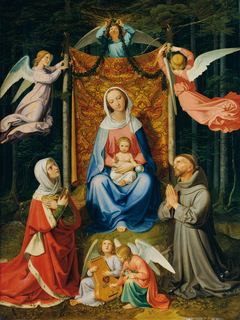 Waldesruhe (Madonna mit Kind, hl. Adelheid und hl. Franziskus) by Joseph von Führich