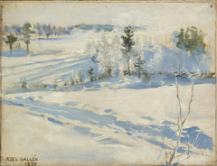 Winter Landscape by Akseli Gallen-Kallela