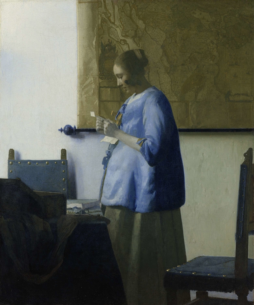 Woman Reading a Letter