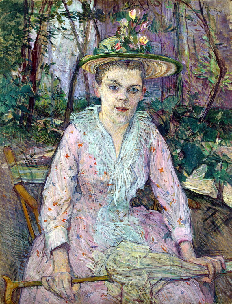 Woman with a parasol