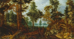 Woods after a storm by Roelant Savery
