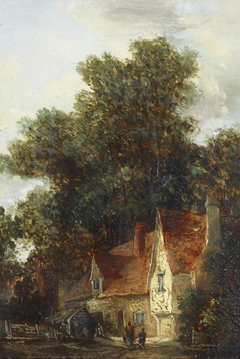 A Cottage amongst the Trees by Anonymous