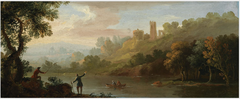A River Scene by George Barret