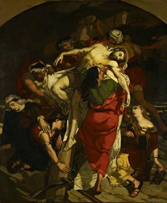 A Study for 'The Descent from the Cross' by David Scott