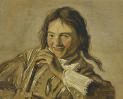 A young boy with a flute by Anonymous