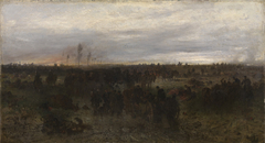 Abend nach der Schlacht bei Wörth by Franz Adam