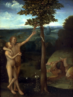Adam and Eve by Adriaen Isenbrandt