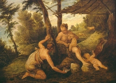 Adam and Eve after the Expulsion (after Paolo Veronese and studio)