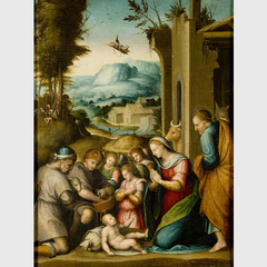 Adoration of the Shepherds by Francesco Bacchiacca