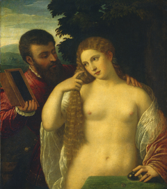 Allegory (Possibly Alfonso d'Este and Laura Dianti) by Anonymous