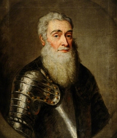 An Old Man in Armour (in imitation of Titian) by Anonymous