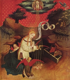 Anbetung des Kindes durch Maria by Master Francke