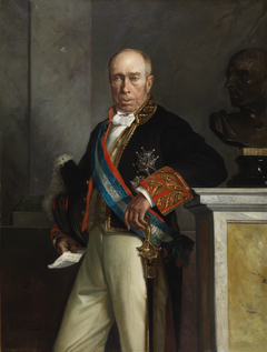 Antonio Alcalá Galiano ministro de Fomento by Vicente Palmaroli