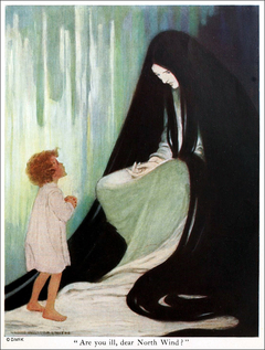 'Are you ill, dear North Wind?' by Jessie Willcox Smith