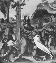 Aussendung der Apostel (Anmontierte Rückseite: Taufe des Kämmerers durch Philippus) by Master of The Legend of St Philip