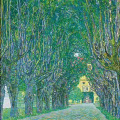 Avenue in the Park of Schloss Kammer by Gustav Klimt