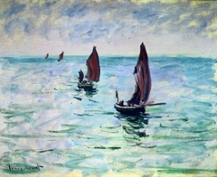 Bateaux de pêche by Claude Monet