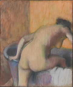 Bather Stepping into a Tub by Edgar Degas