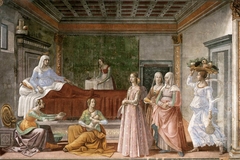 Birth of St. John the Baptist by Domenico Ghirlandaio