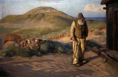 Blind Kristian outside his House by Michael Peter Ancher