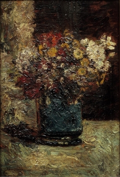 Bouquet de fleurs by Adolphe Joseph Thomas Monticelli