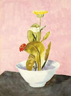 Bowl of Flowers by Morton Livingston Schamberg