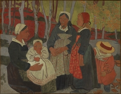 Bretons in the Forest of Huelgoat by Paul Sérusier