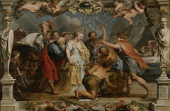 Briseis returned to Achilles by Nestor by Peter Paul Rubens