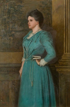 Caroline Starr Balestier, Mrs Rudyard Kipling (1862-1939) by Philip Burne-Jones