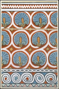 Ceiling Pattern, Tomb of Qenamun by Nina M Davies