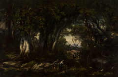 Cena na floresta da Tijuca (atribuído) by Henri Nicolas Vinet
