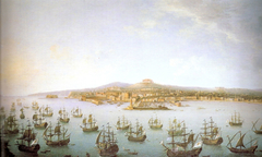 Charles III's Departure for Spain, Seen from the Sea by Antonio Joli