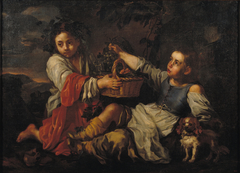 Children with Grapes by Bernhard Keil