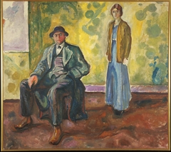 Christian and Hjørdis Gierløff by Edvard Munch
