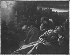 Christus und die Apostel am Ölberg by Reyer van Blommendael