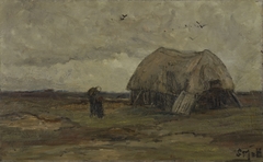 Cottage in Hattem by Sina Mesdag-van Houten