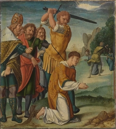 Cyriakus-Folge: Tod des hl. Cyriakus by Bartholomaeus Bruyn the Elder