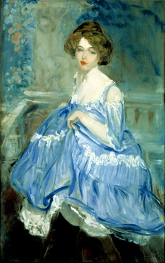 Dancer in Blue by William James Glackens