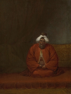 De moefti, hoofd van de religieuze zaken by Jean Baptiste Vanmour