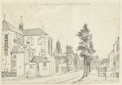 De Pieterskerk te Utrecht by Jan de Beijer