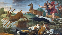Deer hunting by amazons by Paul de Vos