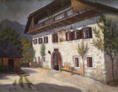 Der Gasthof Pettar in St. Agatha by Jakob Koganowsky
