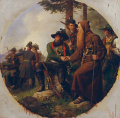Der Kampf am Berg Isel 1809 by Karl von Blaas
