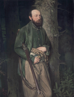 Der königliche sächsische Forstinspektor Carl Ludwig von Schönberg by Ferdinand von Rayski