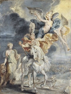 Der Triumph von Jülich (Skizze zum Medici-Zyklus) by Peter Paul Rubens