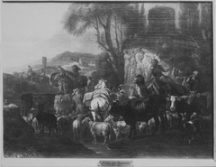 Die Karawane by Pieter van Bloemen