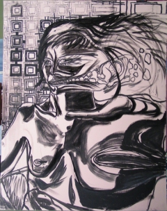 Disassociation of Melissa K. 2008; 48in X 38in; Oil on Canvas; Steve Hendrickson by Steve Hendrickson
