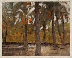 Egyptian palm forest. From the journey to Egypt by Jan Ciągliński